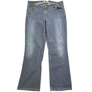 Levi Strauss Signature Womens Size 18W M Bootcut Leg Jeans Blue Denim High Rise